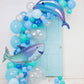 42 Inch Giant Blue Dolphin Party Balloon - Ellie's Party Supply