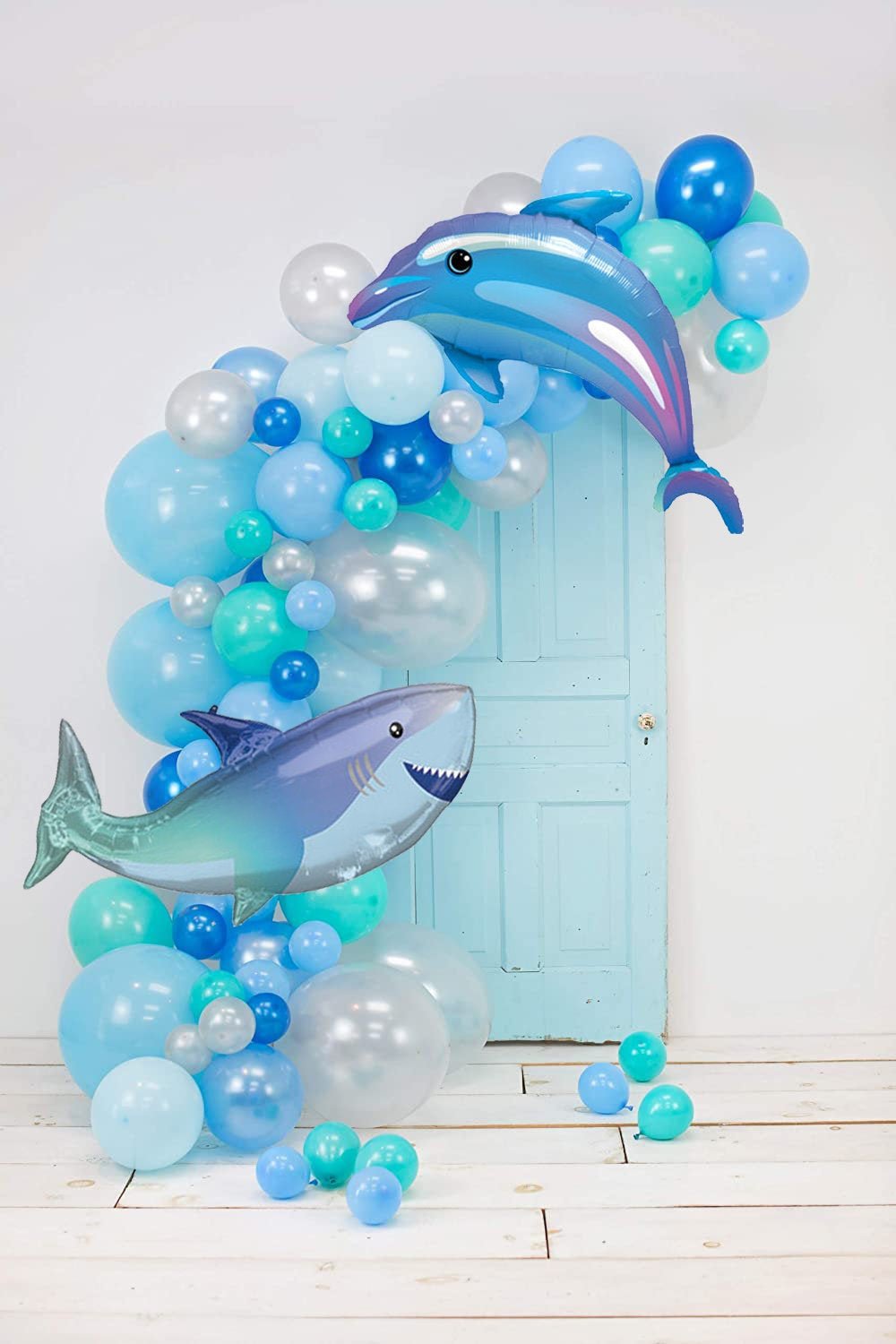 42 Inch Giant Blue Dolphin Party Balloon - Ellie's Party Supply