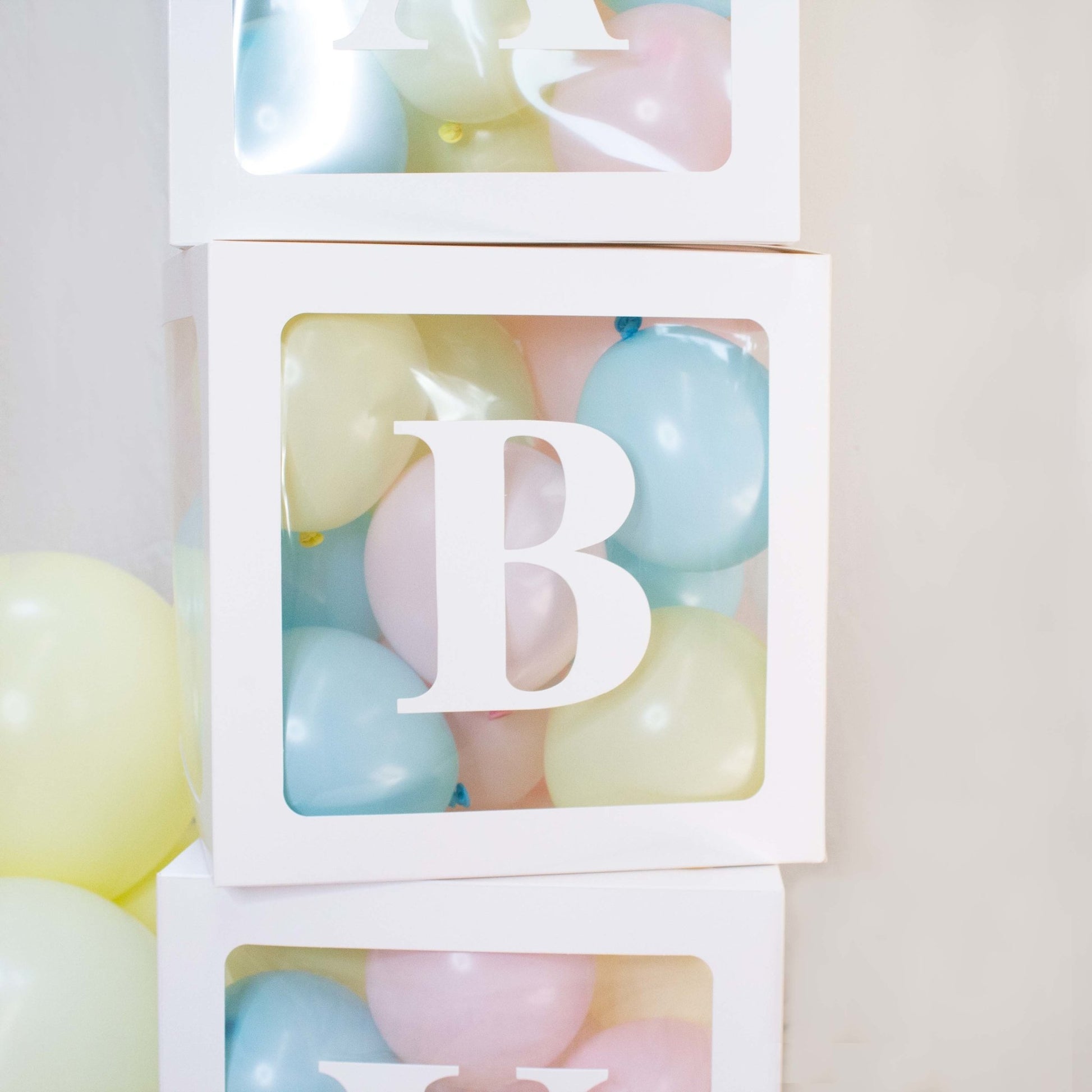 Baby Shower Balloon Blocks (13"x13"x13") - Ellie's Party Supply