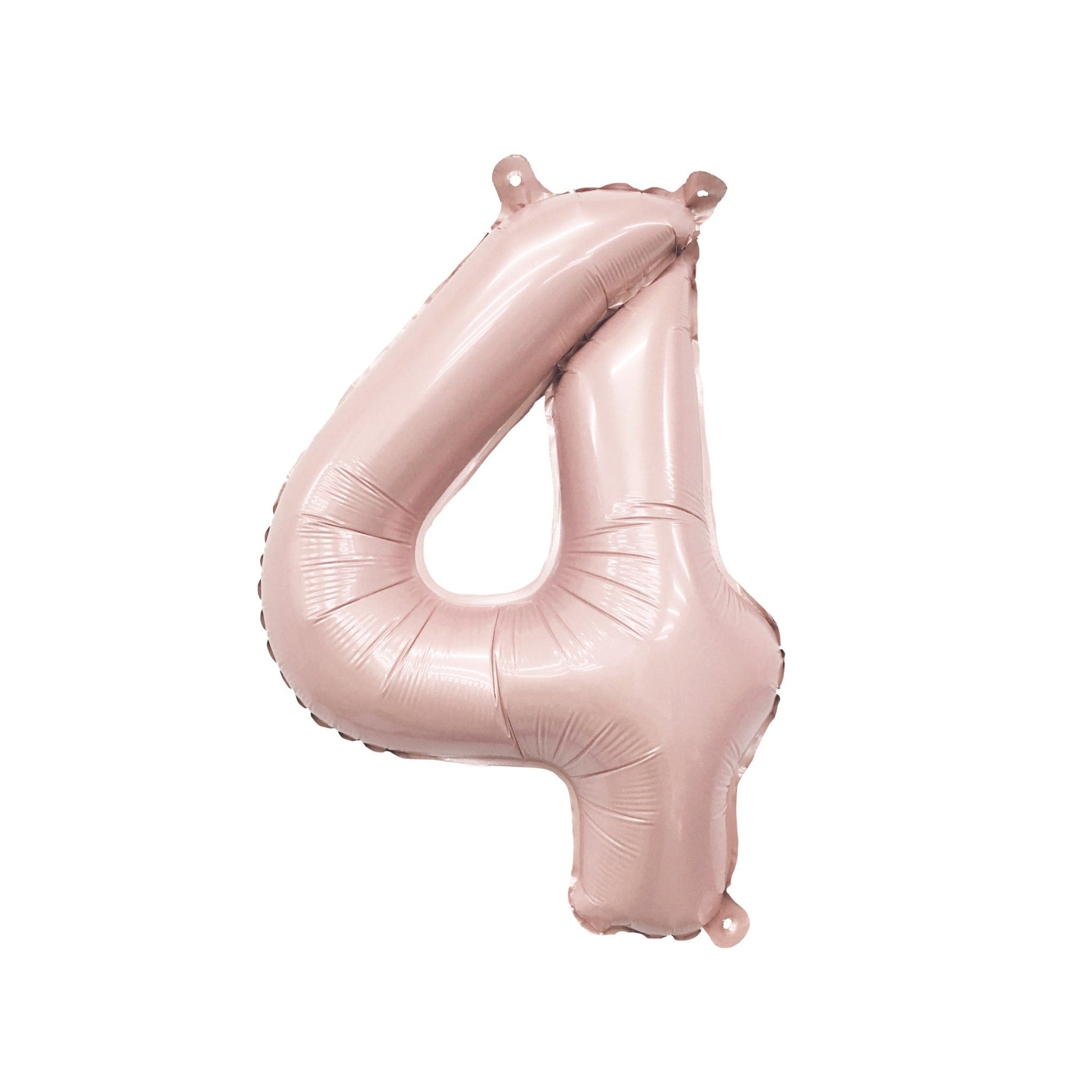 Barely Blush Mylar Number Balloons (32 Inches) - Ellie's Party Supply