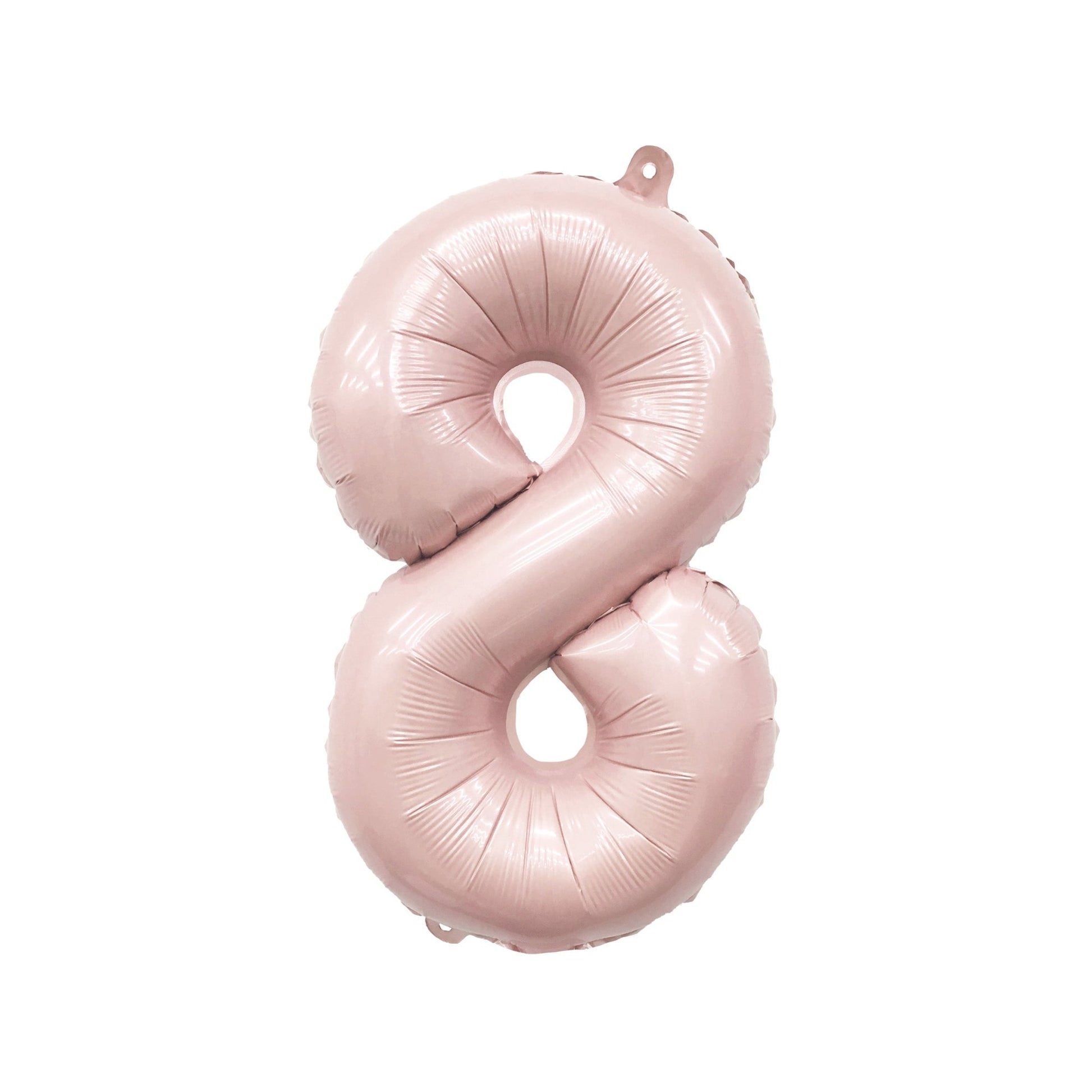 Barely Blush Mylar Number Balloons (32 Inches) - Ellie's Party Supply