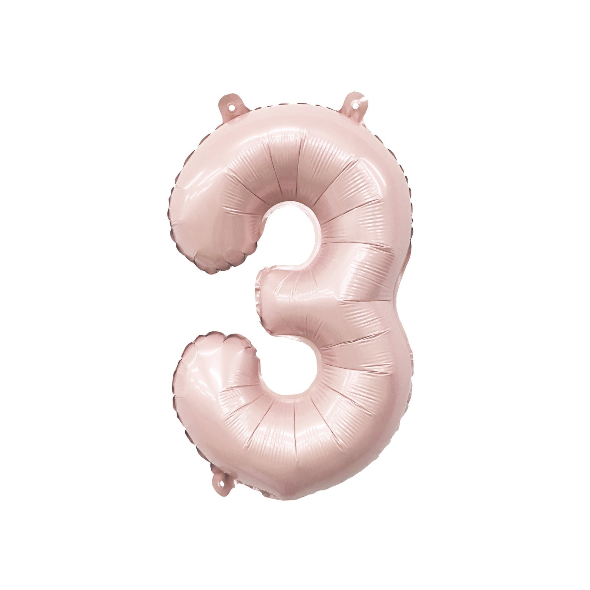 Barely Blush Mylar Number Balloons (32 Inches) - Ellie's Party Supply