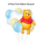Blue and Yellow Classic Pooh Pastel Baby Shower Balloon Bouquet - Ellie's Party Supply