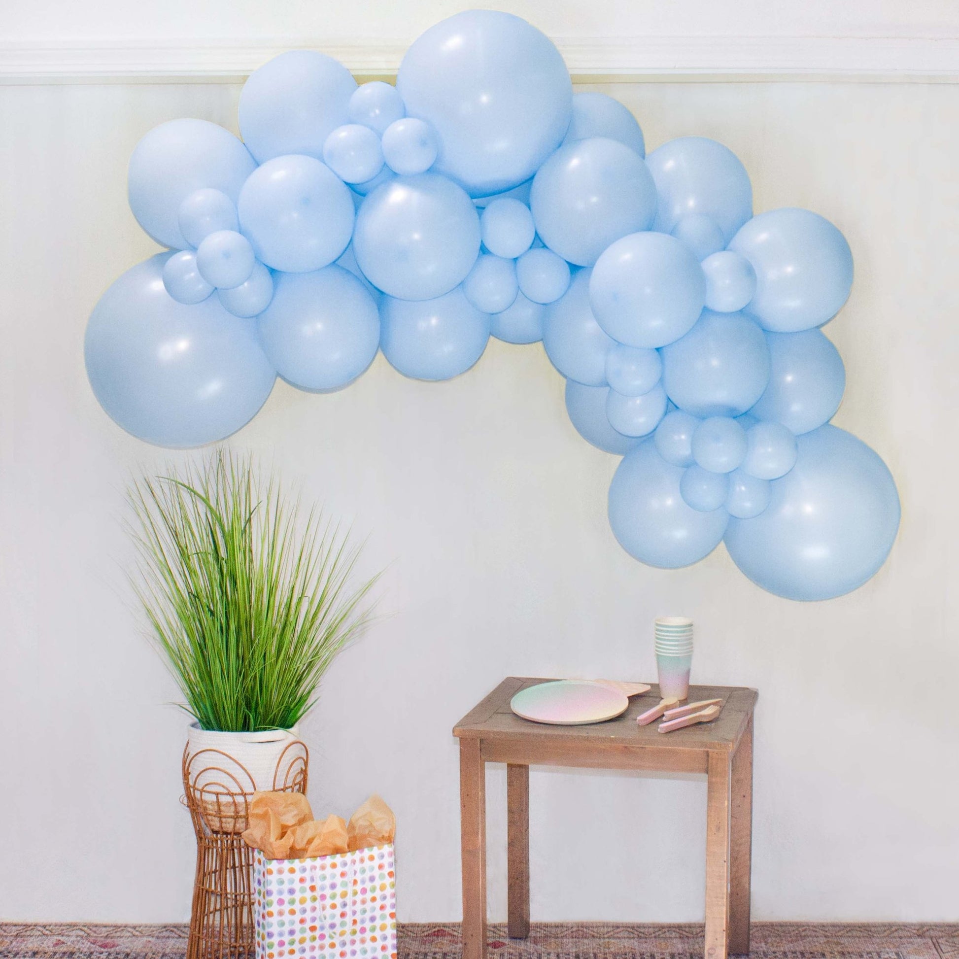 Blue Balloon Garland Kit (5 Feet) - Ellie's Party Supply