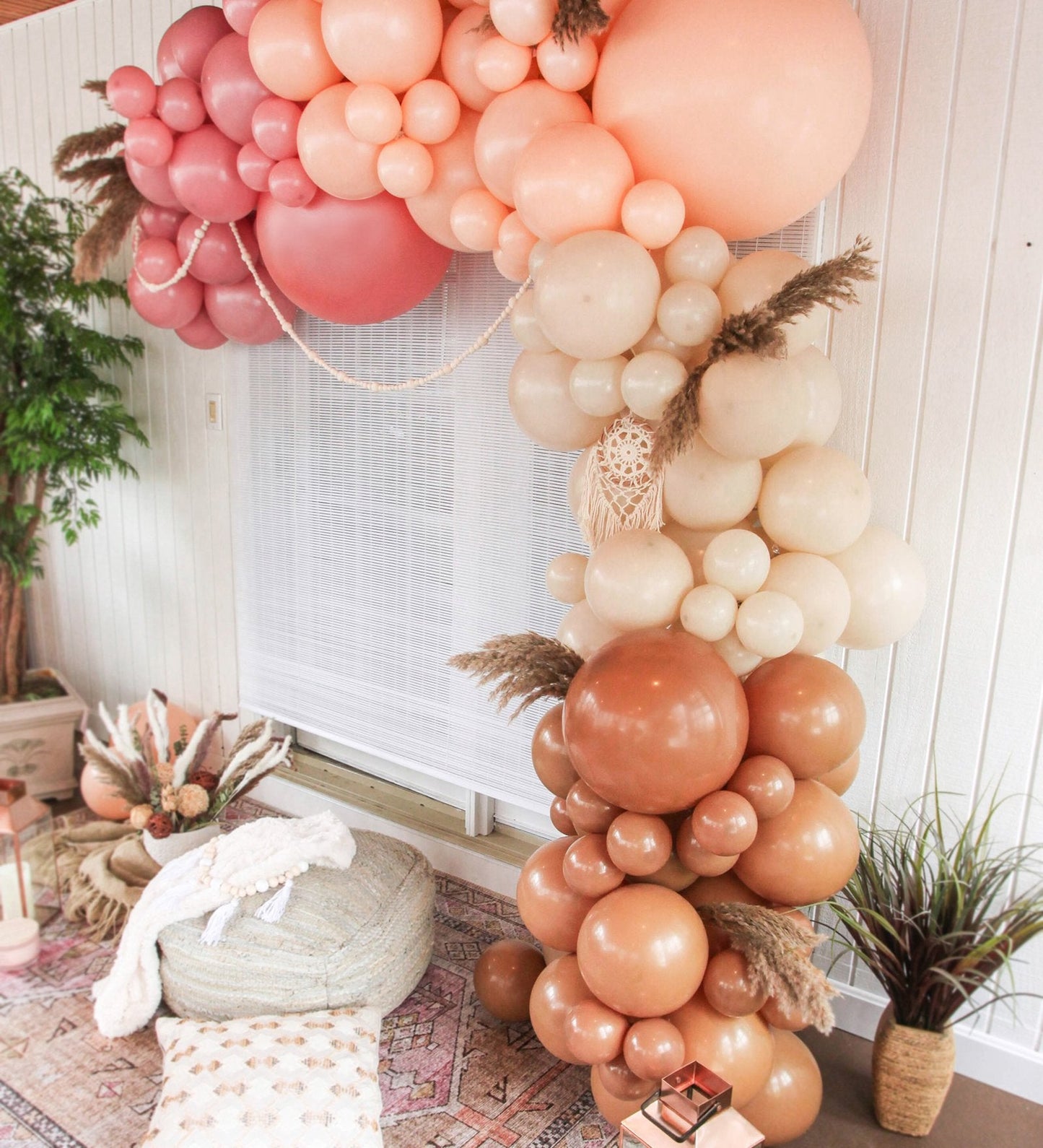 Blush Balloon Garland Kit (5 Feet) - Ellie's Party Supply