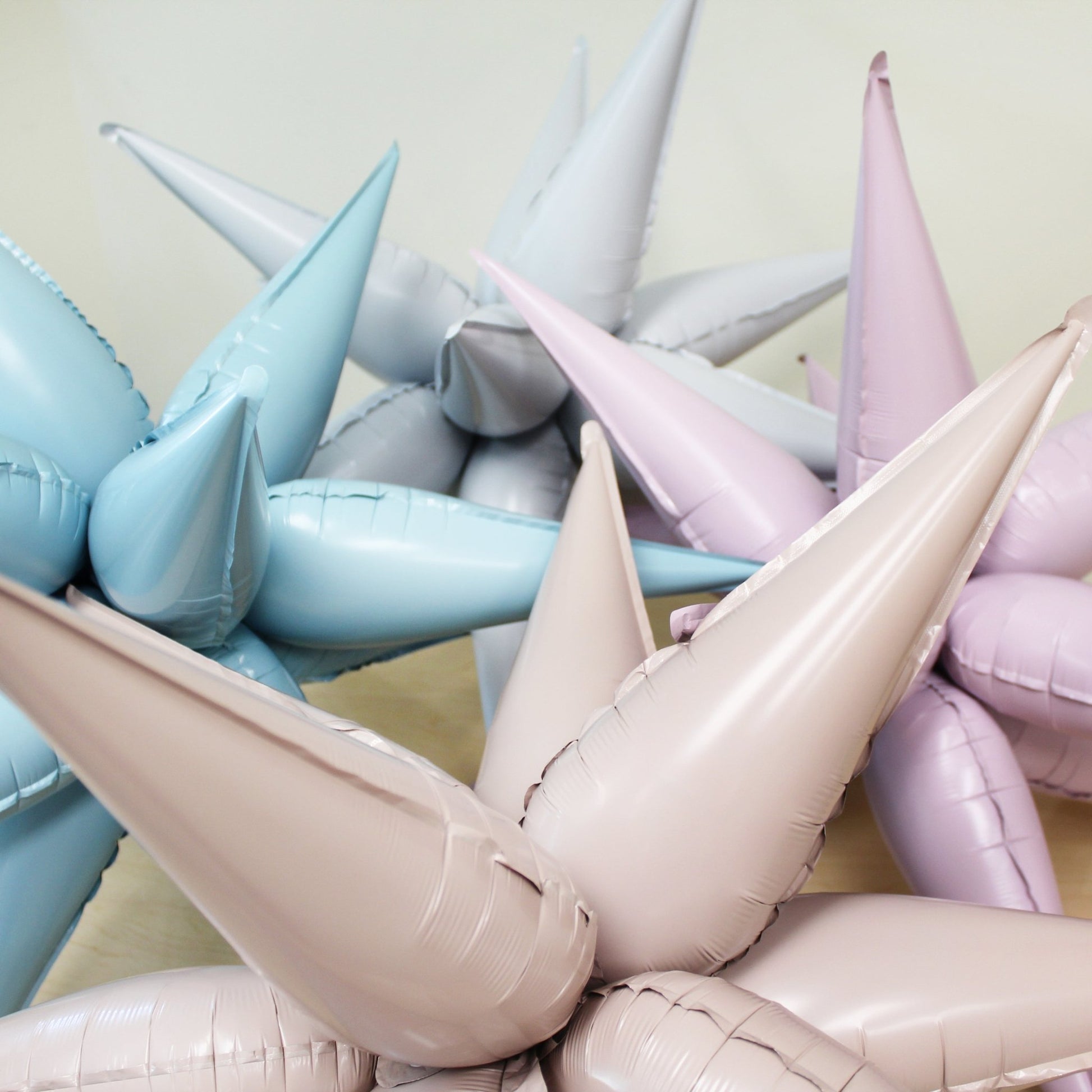 Blush Starburst Cluster Balloon (40 Inches) - Ellie's Party Supply