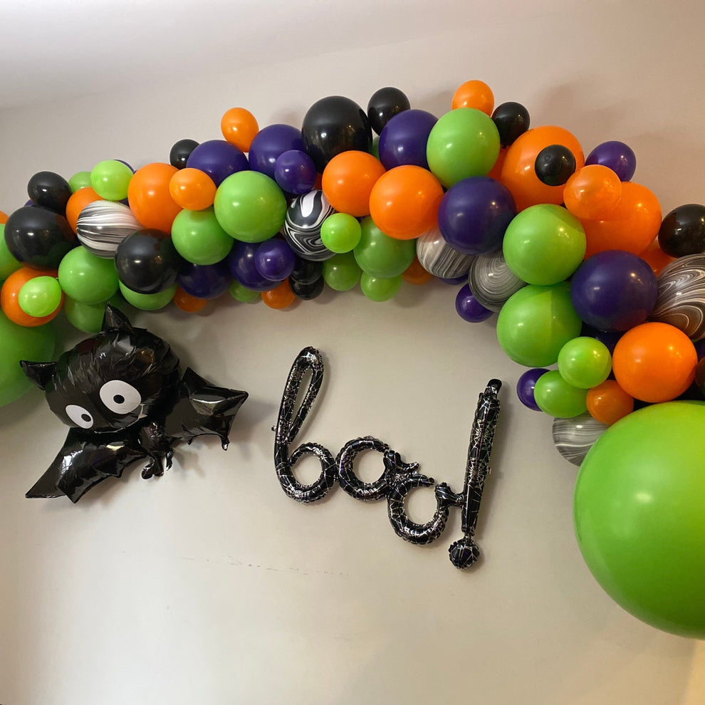 Boo! Script Halloween Balloon (28 In.) from Ellie's Party Supply
