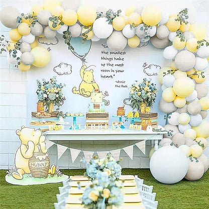 Classic Pooh Balloon Arch - Neutral Balloon Garland Kit - Ellie's Party Supply