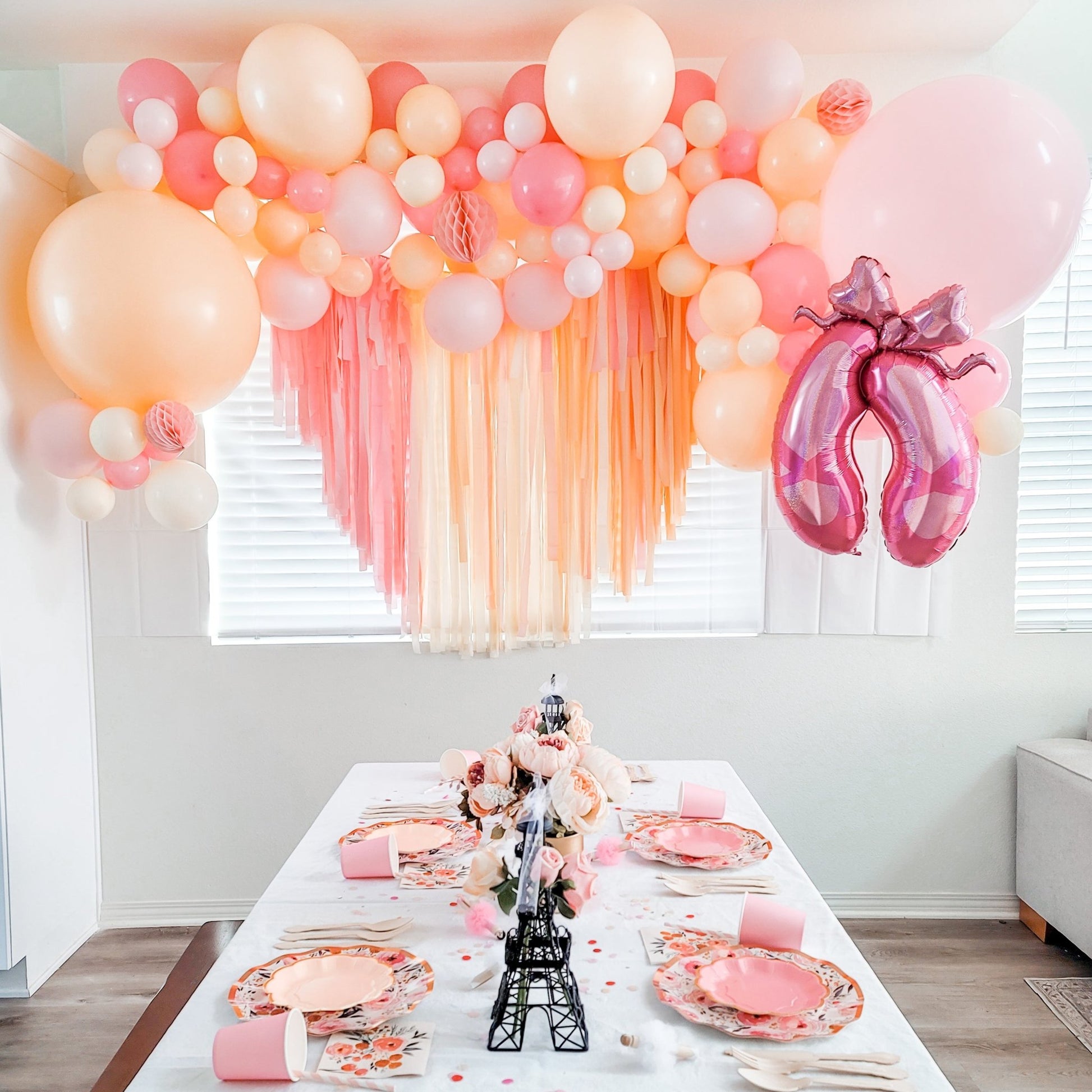 High Quality Pastel Balloon Garland, Pink Balloon Arch, Alice in