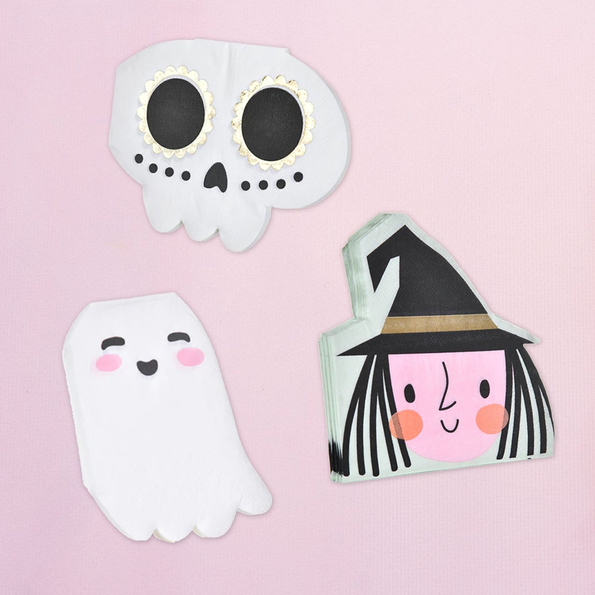 Cute Halloween Witch Napkins (Set of 20) - Ellie's Party Supply