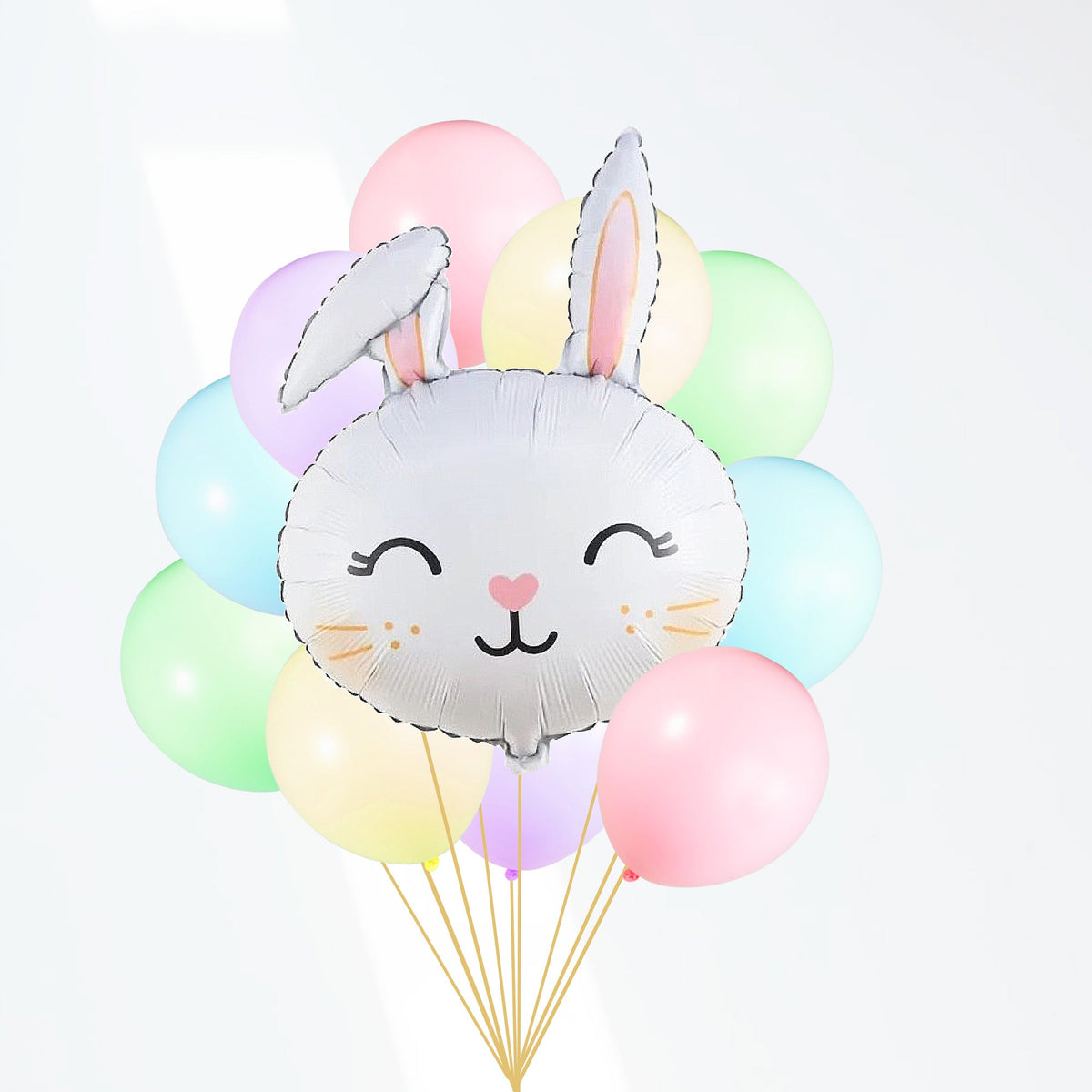 Pastel Bunny Balloon Bouquet – Ellie's Party Supply
