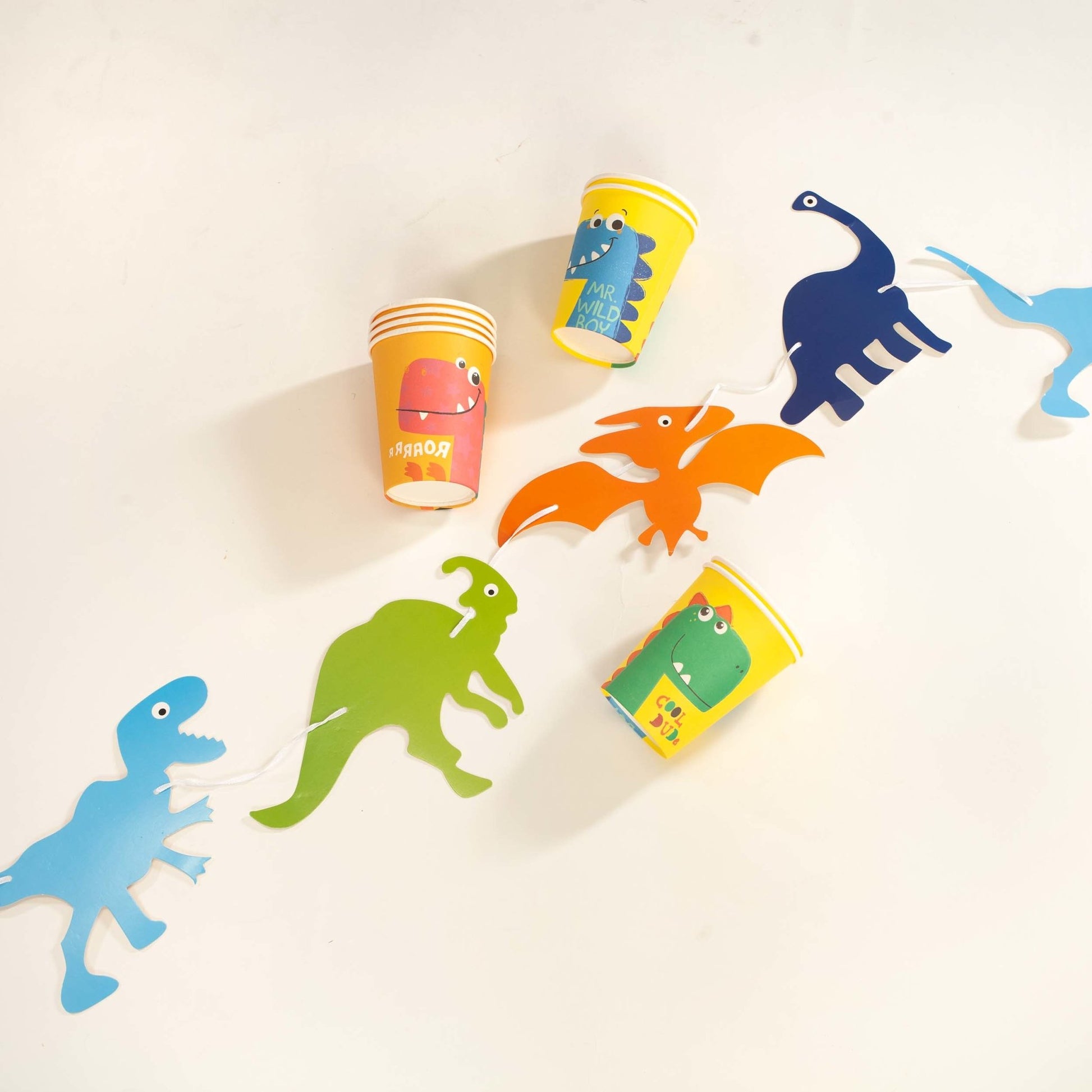 Dinosaur Party Paper Cups (Set of 8) - Ellie's Party Supply