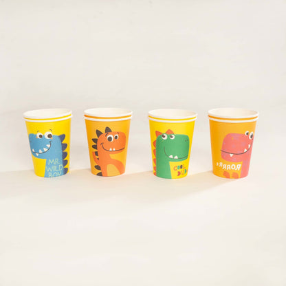 Dinosaur Party Paper Cups (Set of 8) - Ellie's Party Supply