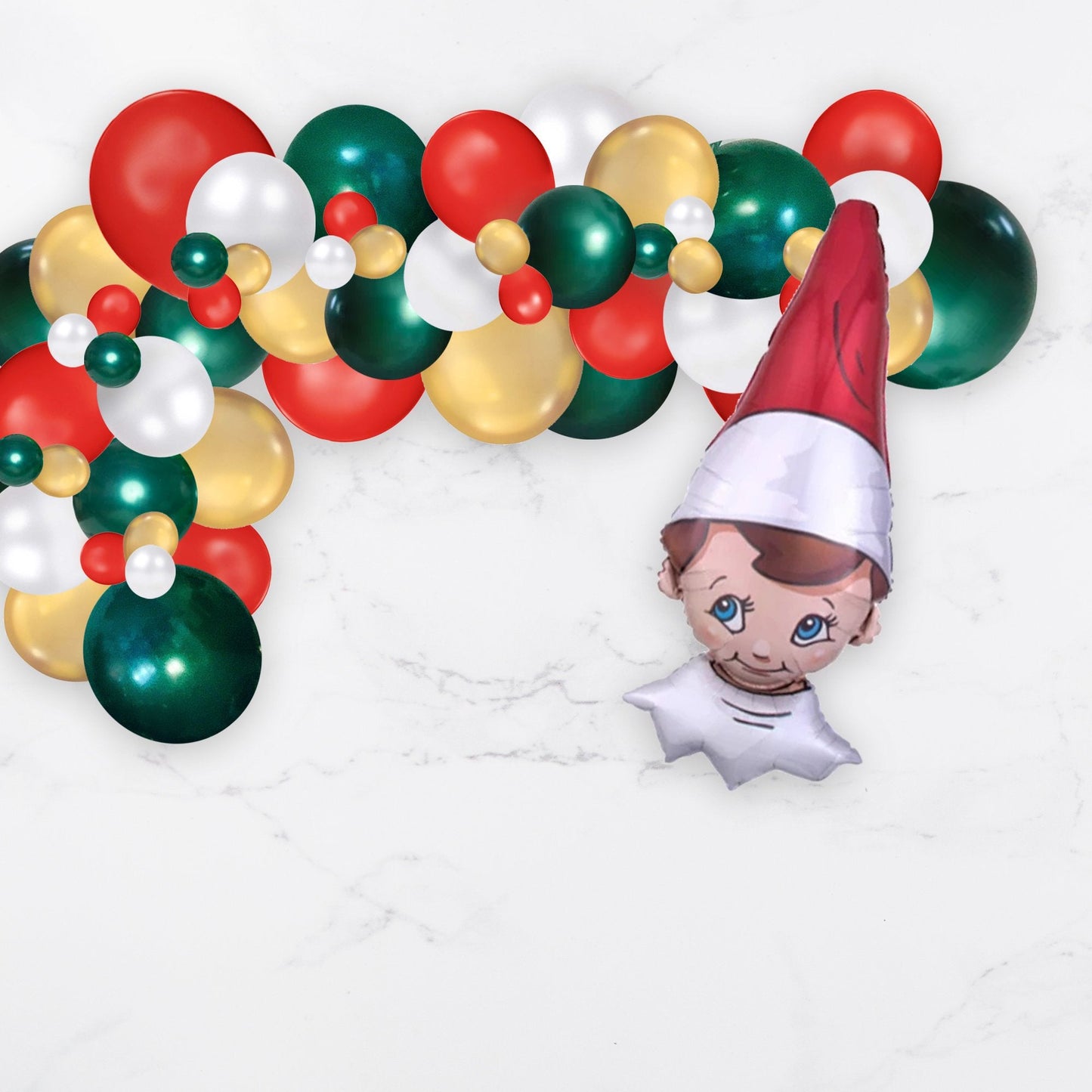 Elf on the Shelf Christmas Balloon Garland Kit - Ellie's Party Supply