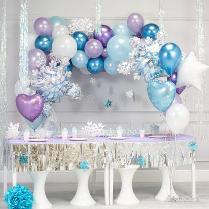 Frozen Themed Balloon Arch - Balloon Garland Kit - Ellie's Party Supply
