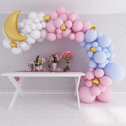 Gender Reveal Balloon Arch - Pastel Balloon Garland Kit - Ellie's Party Supply