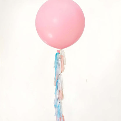 Gender Reveal Paper Tassel Tail - Tassel DIY Garland Kit - Ellie's Party Supply