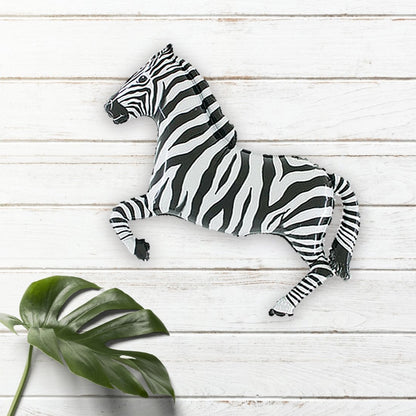 Giant Black and White Safari Zebra Mylar Balloon (43 Inches) - Ellie's Party Supply