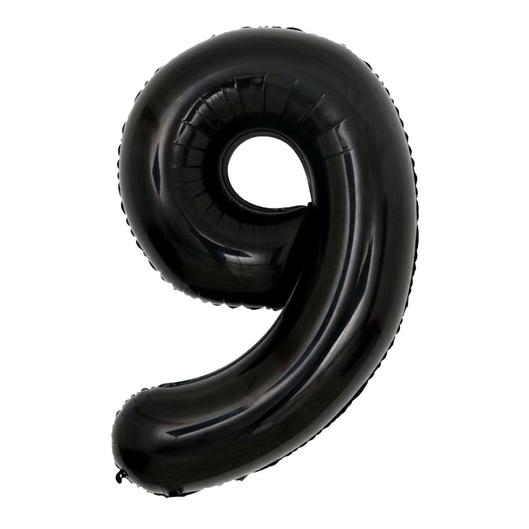 Giant Black Mylar Foil Number Balloons (42 Inches) - Ellie's Party Supply