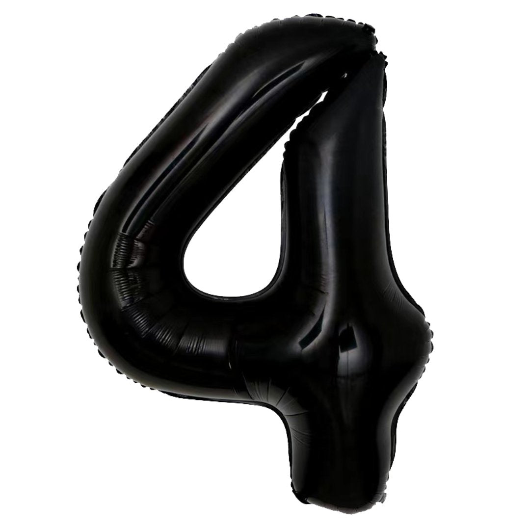 Giant Black Mylar Foil Number Balloons (42 Inches) - Ellie's Party Supply