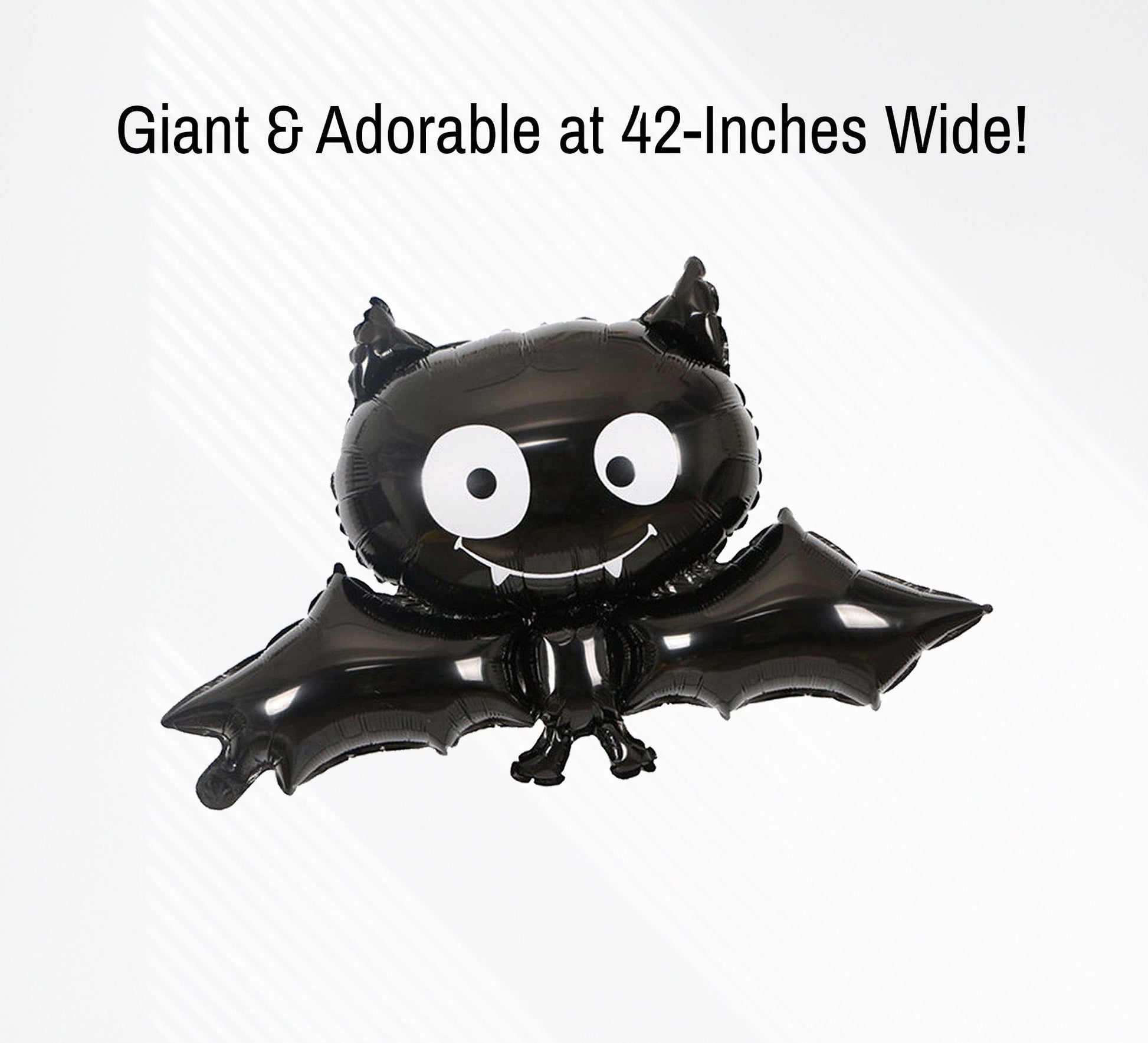 Giant Cute Black Bat Balloon (42 Inches) - Halloween Party Decoration - Ellie's Party Supply