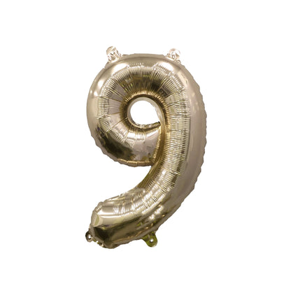 Giant Gold Mylar Foil Number Balloons (32 Inches) - Ellie's Party Supply