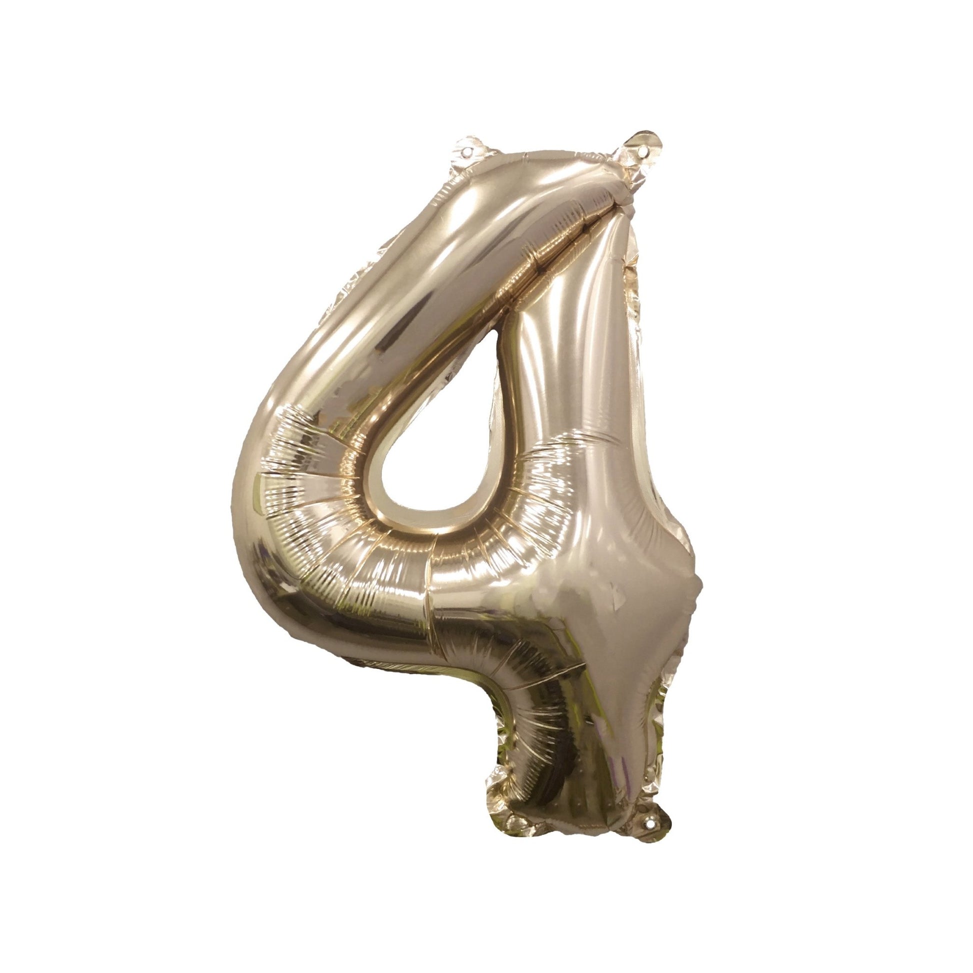 Giant Gold Mylar Foil Number Balloons (32 Inches) - Ellie's Party Supply