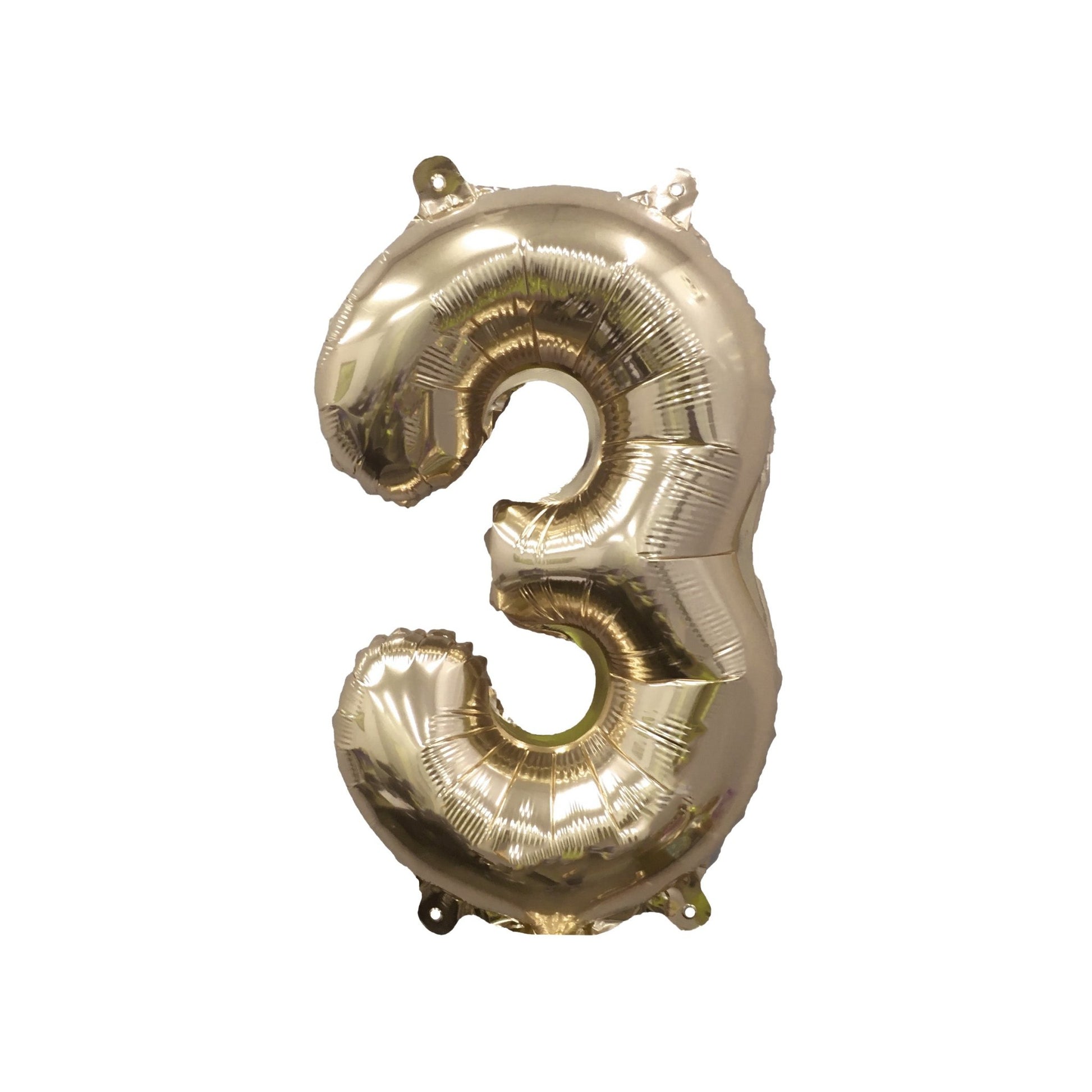 Giant Gold Mylar Foil Number Balloons (32 Inches) - Ellie's Party Supply