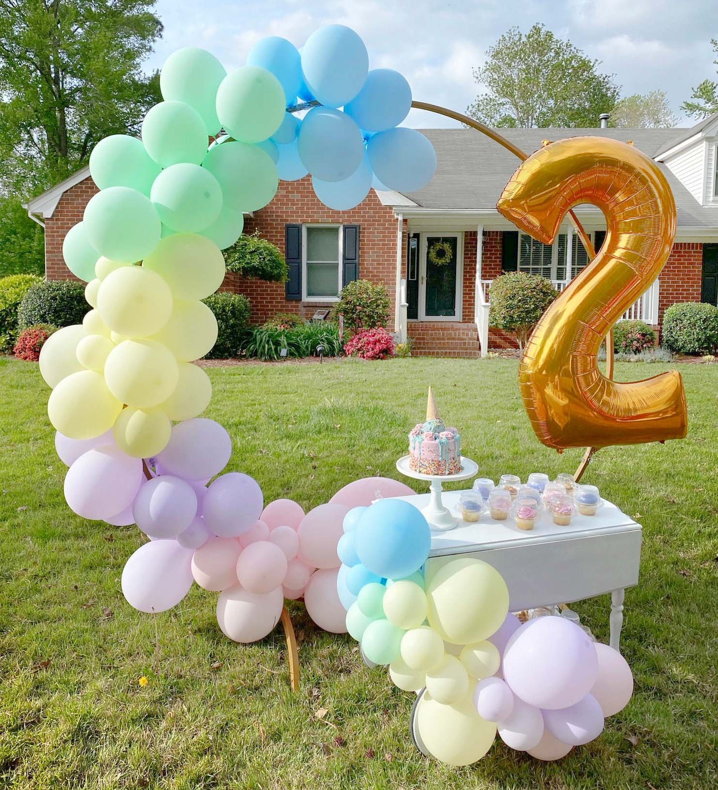 Giant Gold Mylar Foil Number Balloons (34 Inches) - Ellie's Party Supply