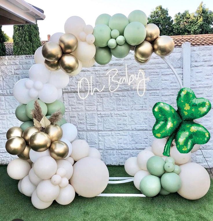 Giant Green Shamrock St. Patrick's Day Balloon (33-Inches) - Ellie's Party Supply