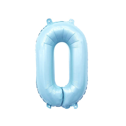 Giant Pastel Blue Mylar Foil Number Balloons (32 Inches) - Ellie's Party Supply