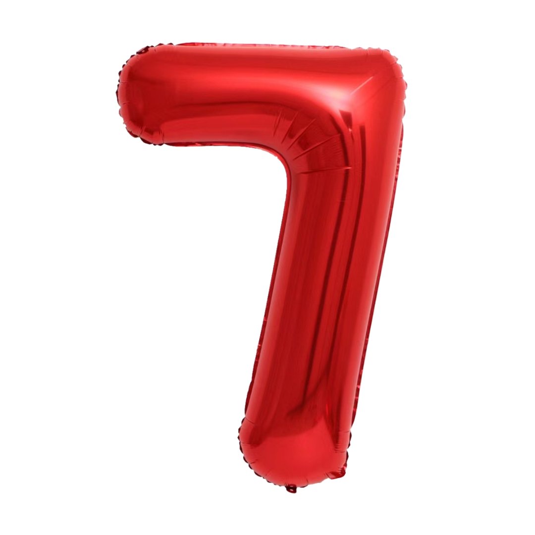 Giant Red Mylar Foil Number Balloons (42 Inches) - Ellie's Party Supply