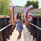 Giant Rose Gold Mylar Foil Number Balloons (34 Inches) - Ellie's Party Supply
