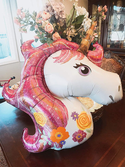 Giant Unicorn Fairytale Mylar Balloon (46 Inches) - Ellie's Party Supply
