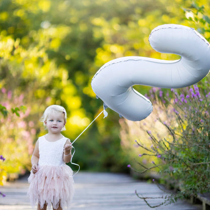 Giant White Mylar Foil Number Balloons (32 Inches) - Ellie's Party Supply