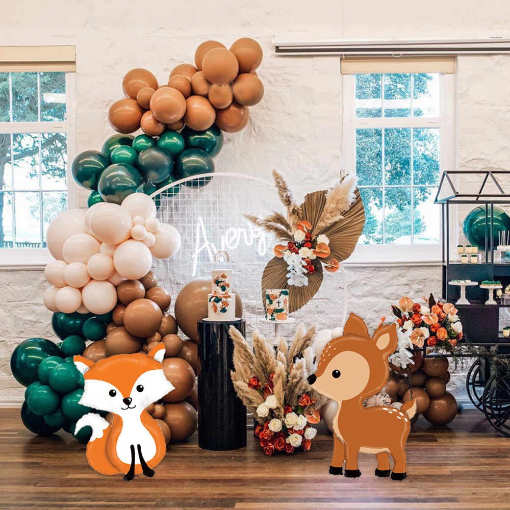 Giant Woodland Critter Balloons - Ellie's Party Supply