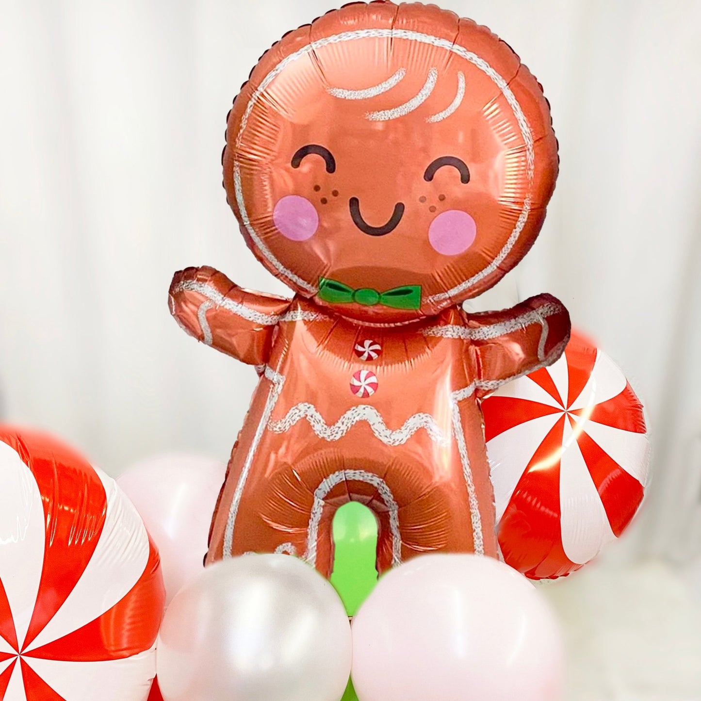 Gingerbread Man Balloon Bouquet Kit - Ellie's Party Supply