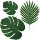 Greenery 12-Pack Tropical Leaves - Ellie's Party Supply