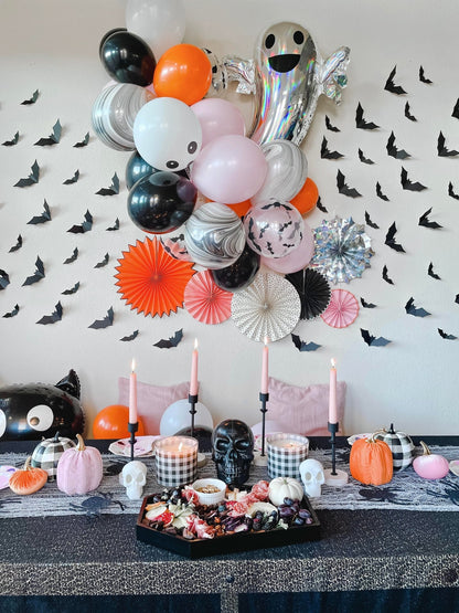 Halloween Balloon Arch - Pink and Orange Balloon Garland Kit - Ellie's Party Supply