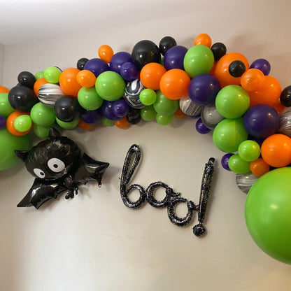 Halloween Balloon Arch - Witches & Monsters Balloon Garland Kit - Ellie's Party Supply
