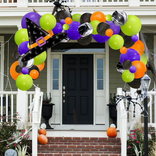 Black, Gold, & Silver Balloon Arch - Balloon Garland Kit