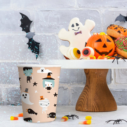 Halloween Friends Icon Paper Cups (Set of 8) - Ellie's Party Supply
