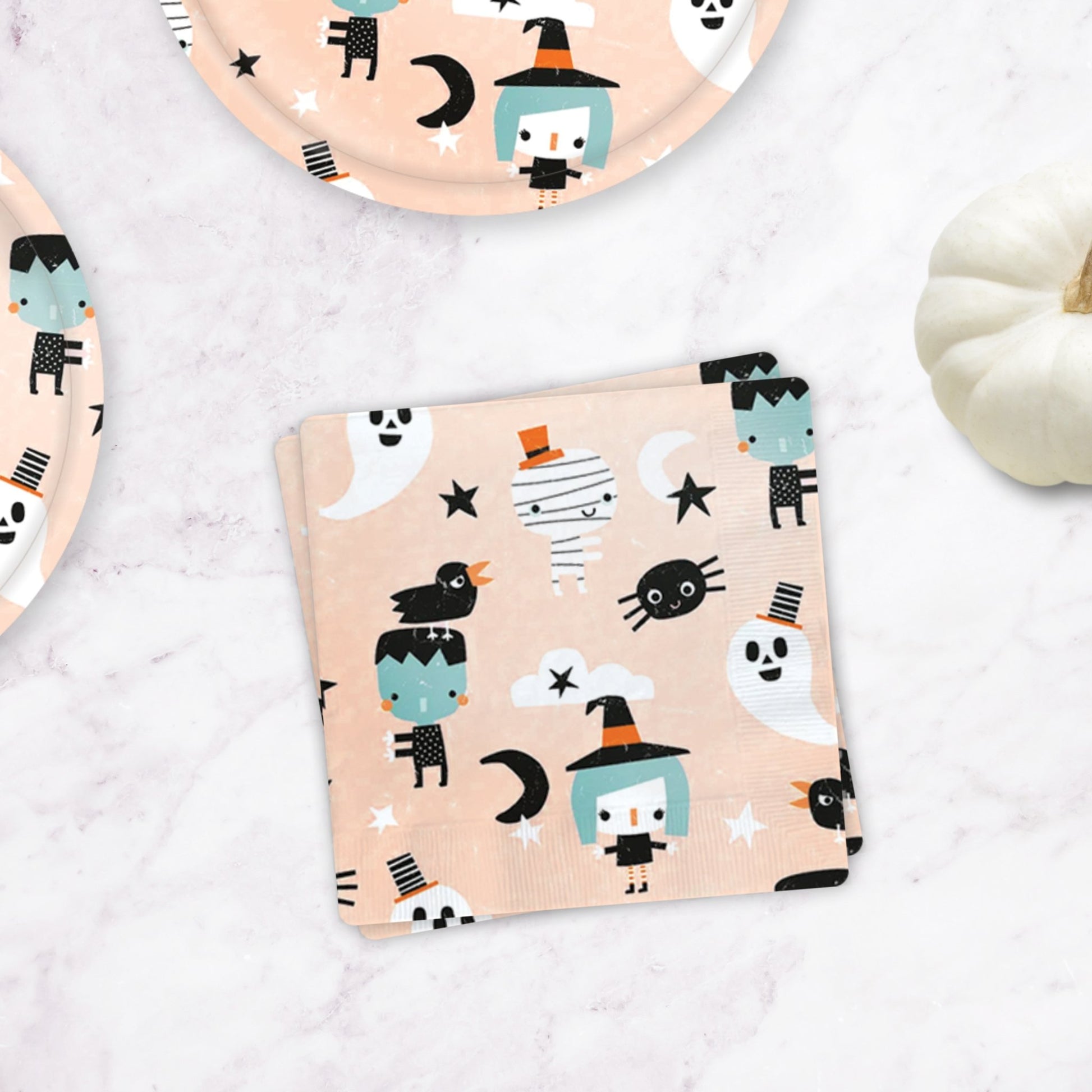 Halloween Friends Icon Paper Napkins (Set of 16) - Ellie's Party Supply