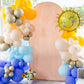 Here Comes the Son Balloon Arch - Blue and Golden Garland Kit - Ellie's Party Supply