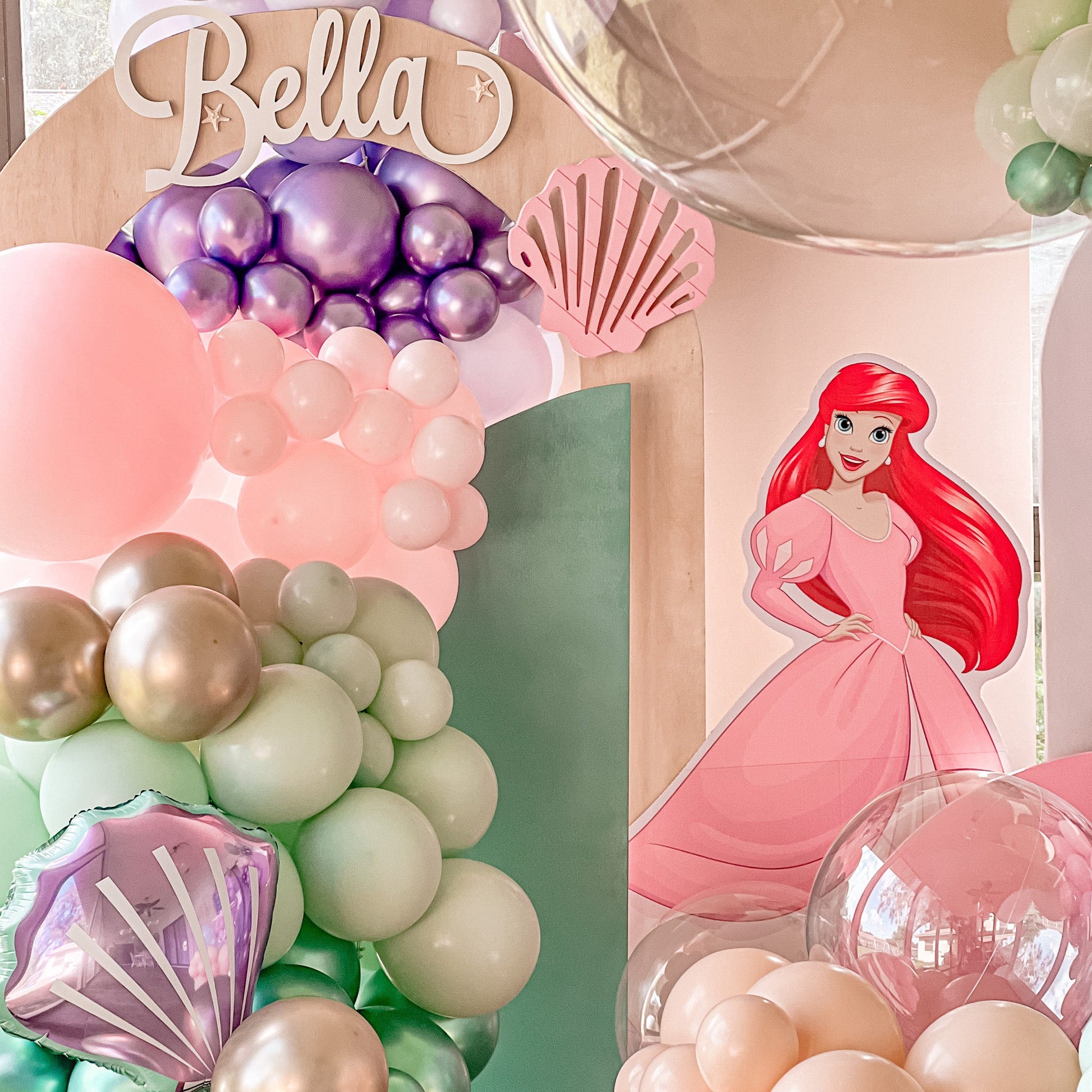 Mermaid Themed Balloon Arch - Balloon Garland Kit - Ellie's Party Supply