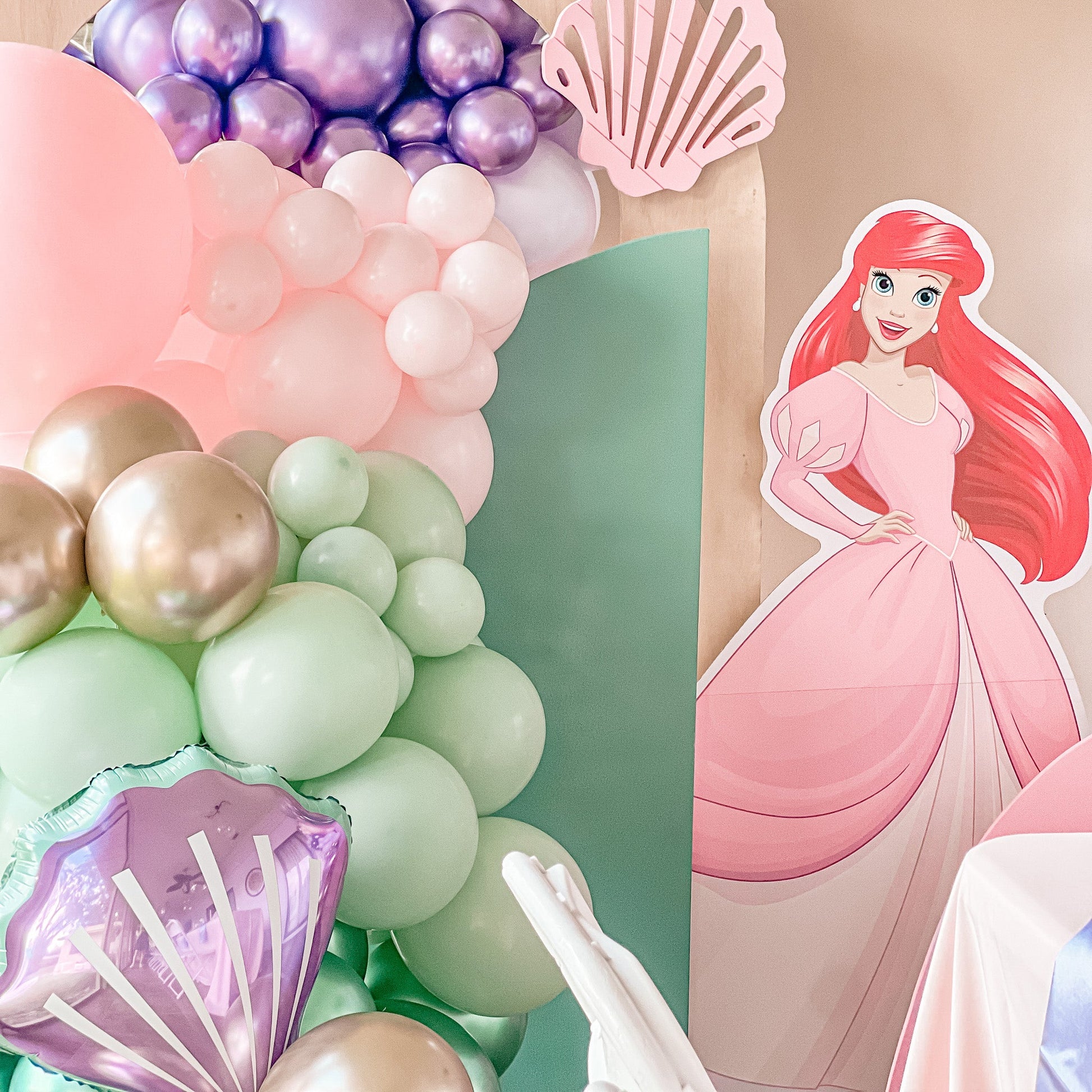 Mermaid Themed Balloon Arch - Balloon Garland Kit - Ellie's Party Supply