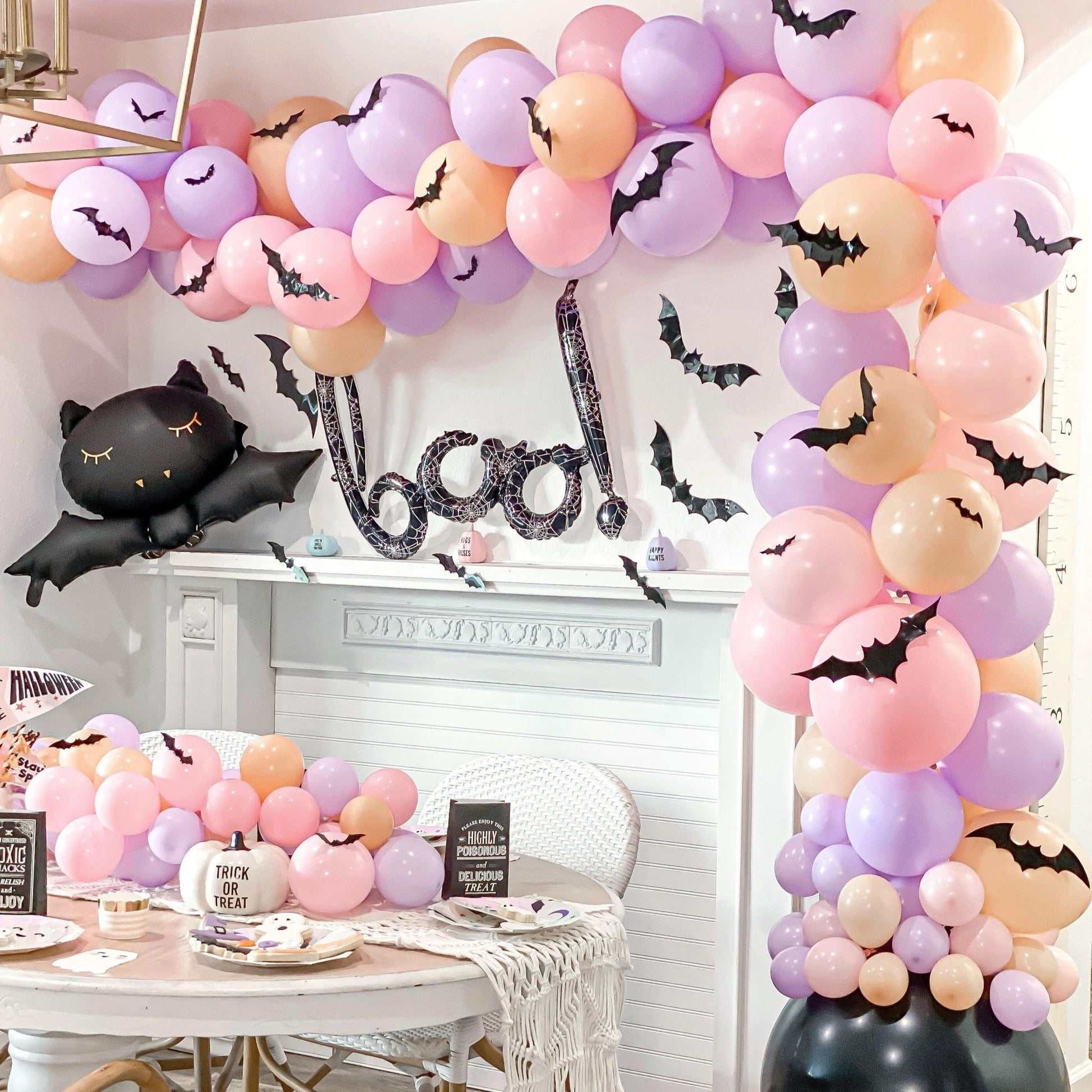 Pastel Halloween Balloon Garland Kit - Ellie's Party Supply