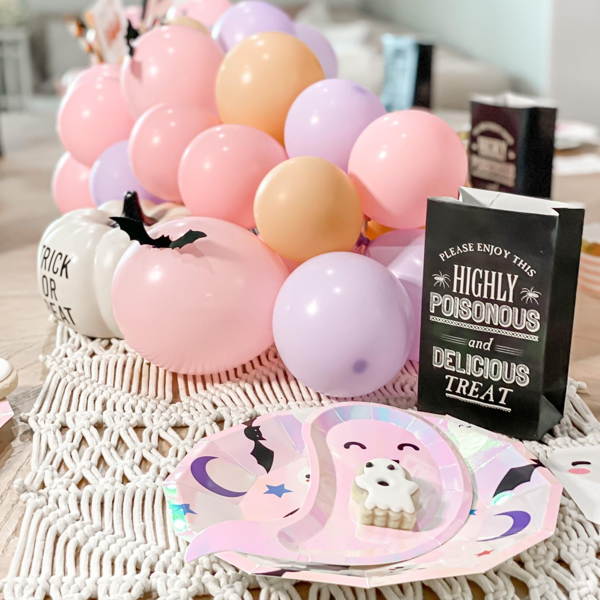 Pastel Halloween Balloon Garland Kit - Ellie's Party Supply