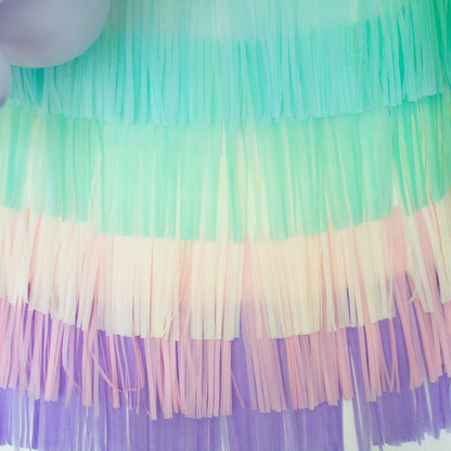 Pastel Pink Paper Tassel Tail - Tassel DIY Garland Kit