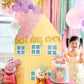 Peppa Pig Birthday Balloon Arch - Pastel Balloon Garland Kit - Ellie's Party Supply